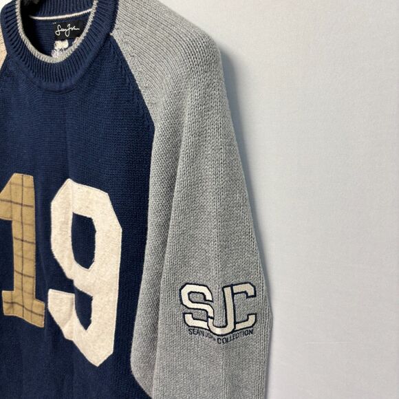 Vintage Sean John Men Embroidered Knit Sweater Size XXL 2XL Hip Hop Y2K D051 -3 - Picture 13 of 16